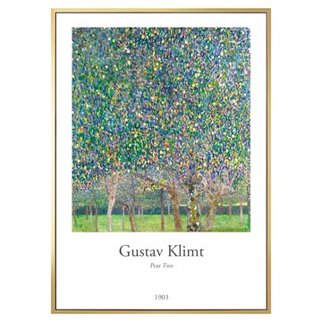 菠蘿選畫所 克林姆 梨樹 AVAR5714G  70 x 50cm  金色