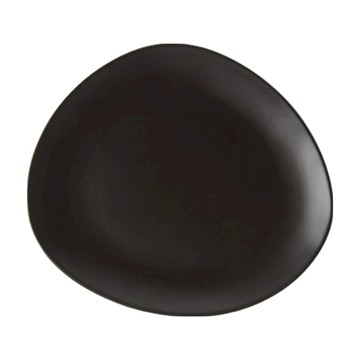 Erato 鵝卵石盤  260 x 230 x 27mm  黑色  1個