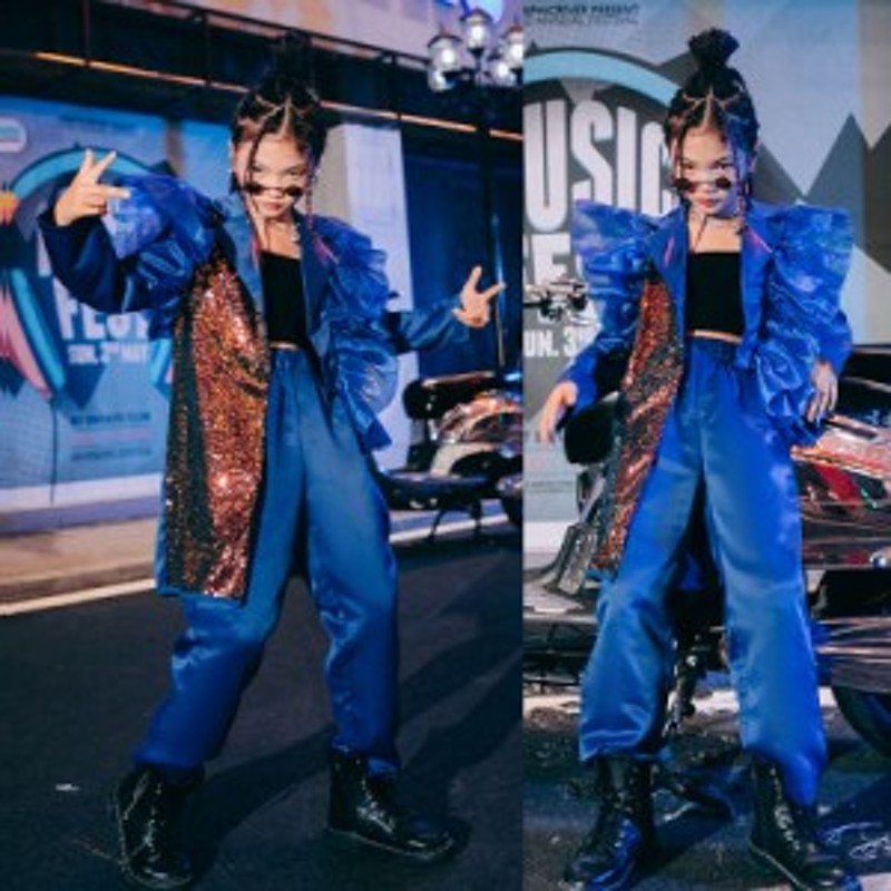 ダンス衣装 キッズ ブルー キラキラ セットアップ トップス パンツ 韓国 チアダンス衣装 かっこいい 演出服 応援団 練習着 ジャズダンス 通販 Lineポイント最大1 0 Get Lineショッピング