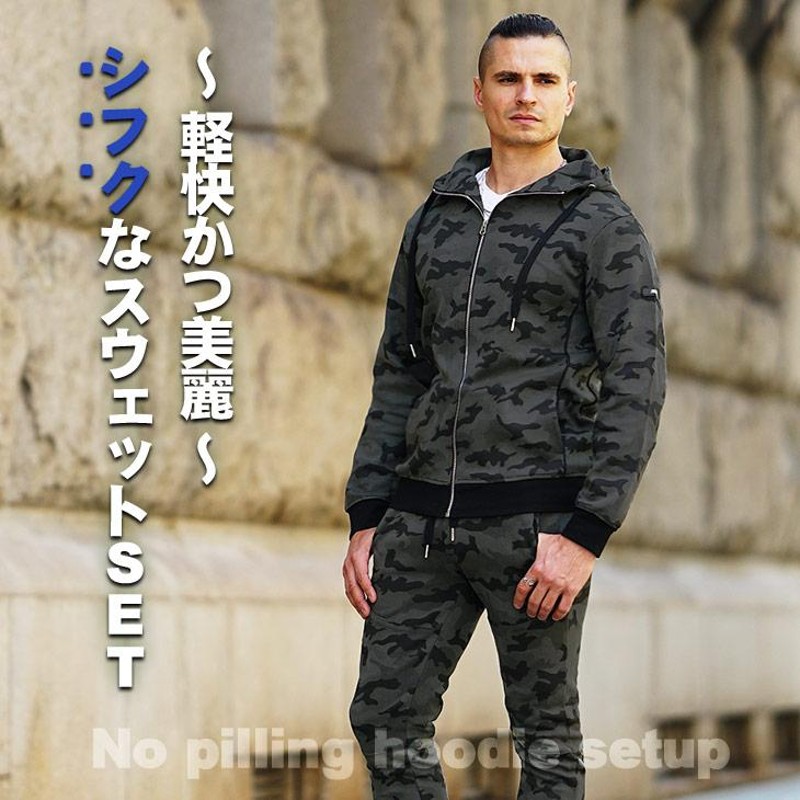 スウェットスーツ メンズ フード付きシャツ+パンツ セット2色 stup48_1.jpg