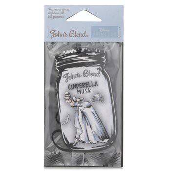 John's Blend John's Blend 迪士尼公主吊掛式香氛卡 - Cinderella Musk 1pc-汽車香氛