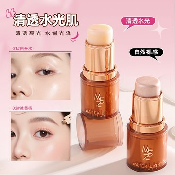 MINSHZEE 茗希芝 水光棒高光棒 腮紅修容提亮 珠光細閃 清透水光肌 女 水光膏