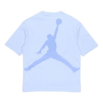 Men's Air Jordan Casual Sports Breathable Short Sleeve Blue T-Shirt