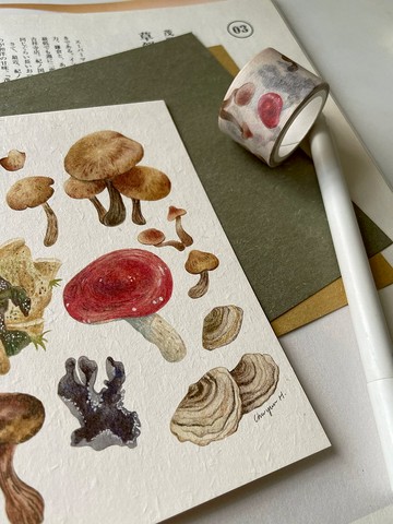 咱的山水－雨後之森畫卡