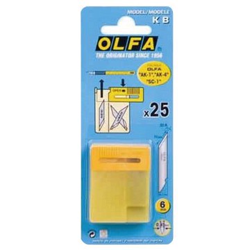 OLFA筆刀刀片/KB/AK-1替刃/25片/包
