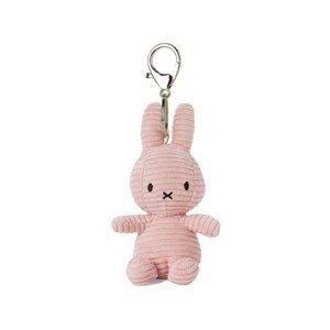 BON TON TOYS｜米菲兔ECO燈芯絨鑰匙圈-10cm 粉