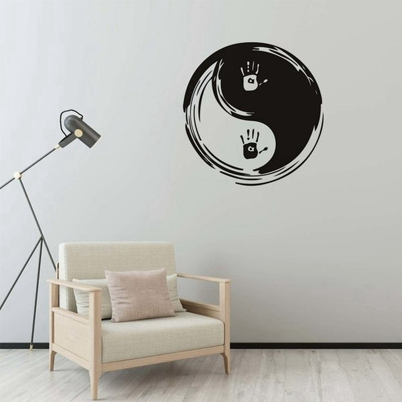ウォールステッカー 壁紙 装飾 壁画 絵 壁に貼るシール お洒落 転写フィルム シンプル モノトーン カンフー 通販 Lineポイント最大0 5 Get Lineショッピング