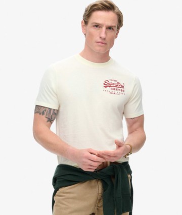 Superdry Men's Tokyo Graphic T-shirt White Size: XL