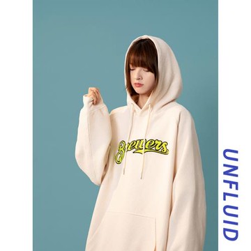 華夫格衛衣情侶款連帽套頭上衣ins港風潮流寬松運動外套春秋衣服