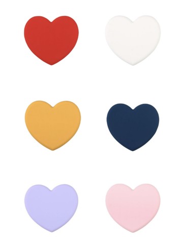 Heart-Shaped_Pastel Color Silicone Pot Holder