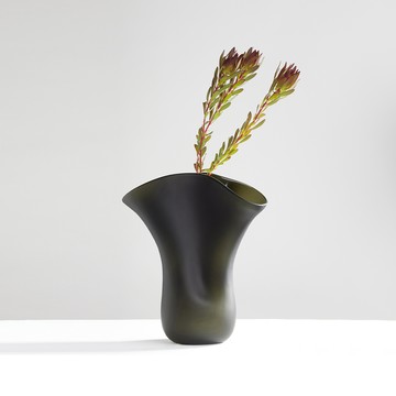 3,co -  動景花器 Y - 三款任選 - 38 cm - 綠