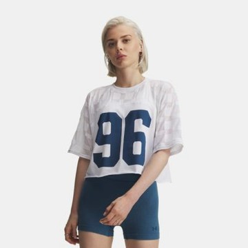 【UNDER ARMOUR】UA 女 Burnout 96 短T-Shirt_6010952-100
