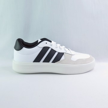 ADIDAS JS3875 Litecourt 男 運動鞋 休閒鞋 小白鞋 板鞋 白/黑 大尺碼【iSport愛運動】