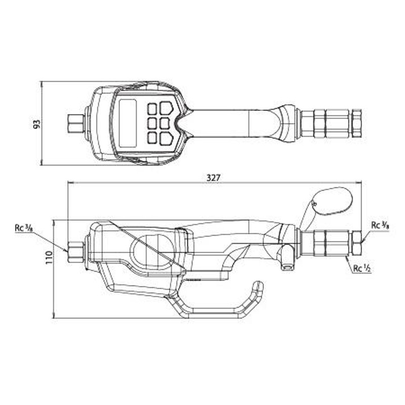 ヤマダコーポレーション オプション ドラムポンプ用プリセットバッチメーター LBM-P19 通販 LINEポイント最大0.5%GET  LINEショッピング