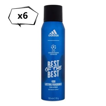 New! Adidas體香噴霧--歐足聯賽(150ml)*6