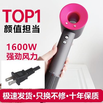 美規110V臺灣插頭高速吹風機靜音速干恒溫不傷發發廊電吹風筒家用