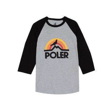 STAPLE X POLER PIGEON RAINBOW RAGLAN TEE 七分袖上衣 / STAPLE 聯名款 / 黑色