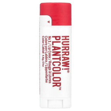 Hurraw! Balm, PlantColor™，脣彩，No 1，0.17 盎司（4.8 克）