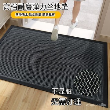 限時下殺🔥免運 大門地墊 玄關地墊 大門耐臟彈力絲高級防滑墊子 家用門口進門地毯 戶外門口進門墊子 颳沙地墊 踏墊