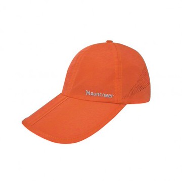 【【蘋果戶外】】山林 11H08-49 橘 中性 透氣抗UV折帽 抗UV 遮陽帽 防曬帽 露營 登山 登山健行 休閒帽 Mountneer