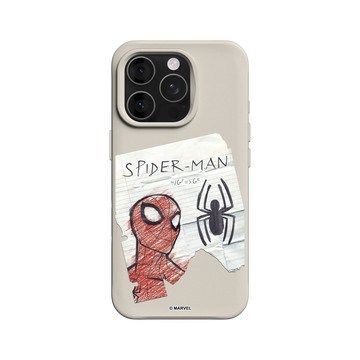 iPhone 16 Pro SolidX 貝殼灰 - 蜘蛛人 Spider-man - 蜘蛛人 - 手繪塗鴉