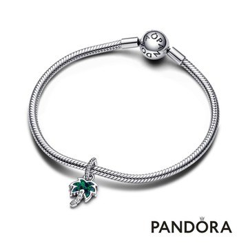 【Pandora官方直營】幻彩棕櫚樹吊飾