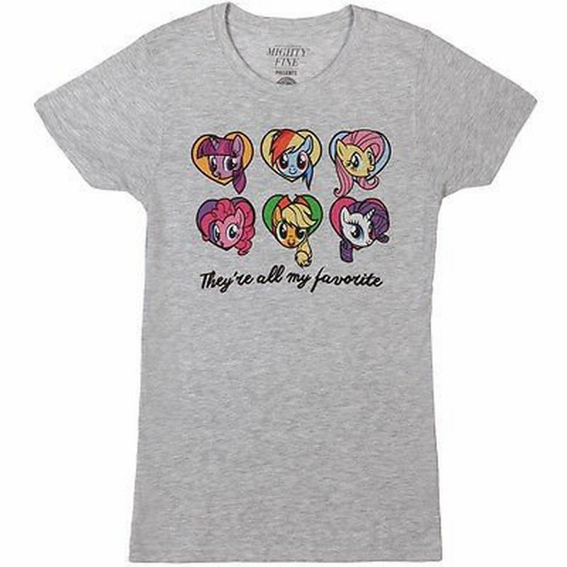 アメリカ人気キャラクター Tシャツ マイリトルポニー My Little Pony Shirt Favorite Ponies Women S Junior S Fashion T Shirt 通販 Lineポイント最大0 5 Get Lineショッピング