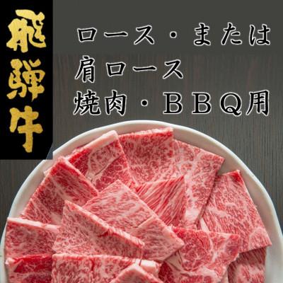 ふるさと納税 養老町 飛騨牛ロースまたは肩ロース600g (焼肉・BBQ用)