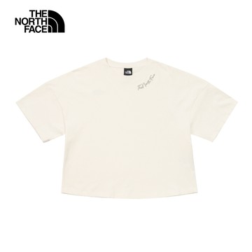 The North Face W HEAVYWEIGHT TNF SCRIPT CROP OVS SS TEE 女 短袖上衣 NF0A8GW6QLI