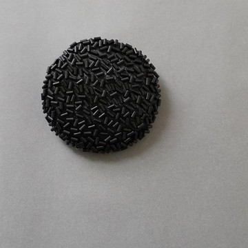 胸針 散落 6 誇飾 珠飾刺繡胸針 黑色 霧面 個性 獨一無二 聖誕節