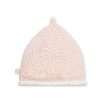 奇哥 - Chic a Bon 栗子頭編織帽(100%精梳棉)-粉色