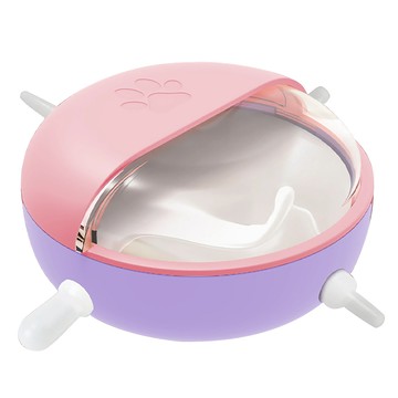 bebehome 新生寵物多功能餵食器 粉色 幼犬幼貓餵食碗  1個