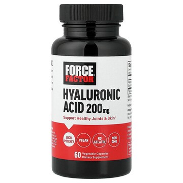 Force Factor, 透明質酸，200 毫克，60 粒素食膠囊