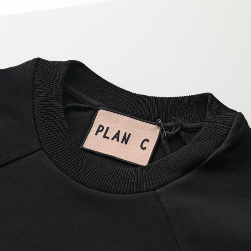 PLAN C プランシー スエット半袖 ビアンカパッチ ラバーパッチ