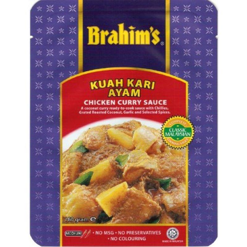 Brahim's チキンカレーソース （3?4人分）3袋