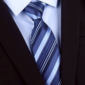 意大利工藝男士商務正裝真絲領帶 結婚送盒桑蠶絲男士襯衣襯領帶