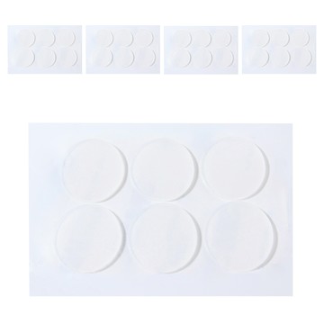 Axis 艾克思 家俱電器防刮止滑吸震半透明矽膠保護墊 圓形  30個  直徑20mm