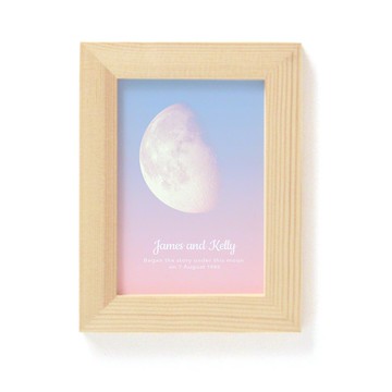 摘下月亮給你 客製化特別日子的月亮 浪漫生日和結婚週年紀念禮物