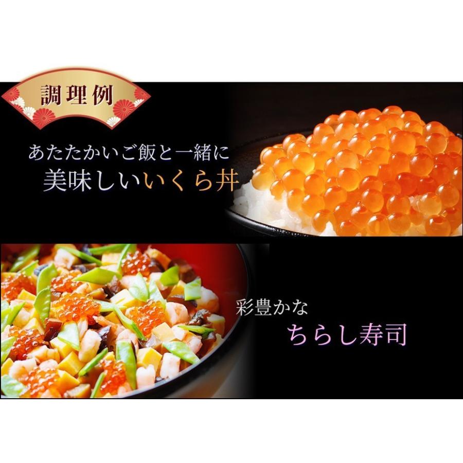 北海道産 いくら 有機醤油漬け 500g（250g×2入）2個セット 高級 イクラ 海鮮 鮭 丼 贈答品 送料無料