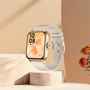 跨境爆款QX15藍牙電話智能手表體溫心率血氧監測智能運動手表