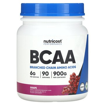 Nutricost, 表現提升，支鏈胺基酸，葡萄味，2 磅（900 克）