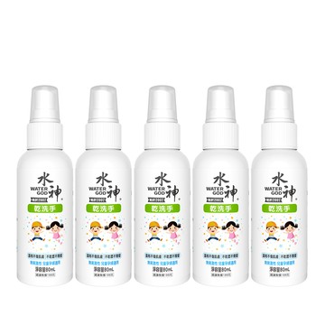 旺旺水神 水神乾洗手80ml 5入組
