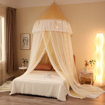 蚊帳 睡簾 半圓蚊帳1.8m1.5米床家用免安裝1.2/2.0網紅床幔圓吊頂加密厚加大S056快速出貨