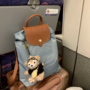 免運 時尚後背包女 【可折疊】法式經典雙肩包媽咪包電腦包尼龍包大容量旅行包男女通用可折疊 快速出貨