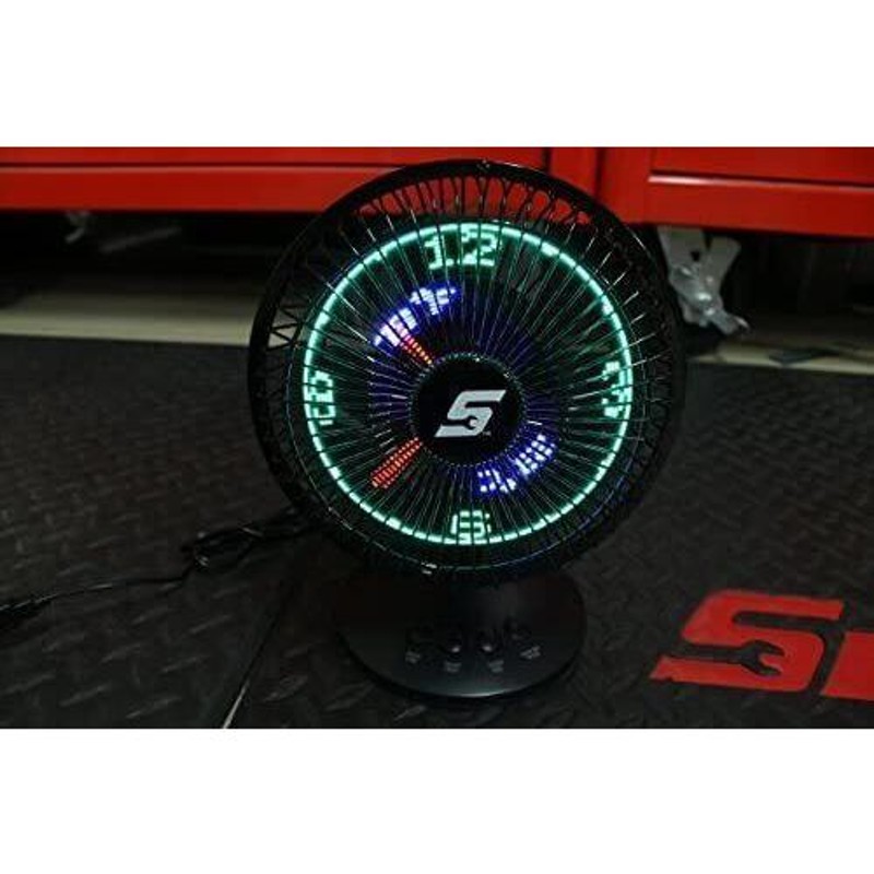 Snap-on LED Clock Fan <Black> サーキュレーター スナップオン | LINE