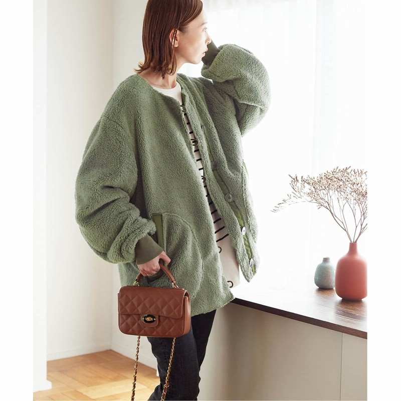 レディース ジャーナルスタンダード 別注 Army Twill アーミーツイル リバーシブルブルゾン カーキ フリー 通販 Lineポイント最大1 0 Get Lineショッピング