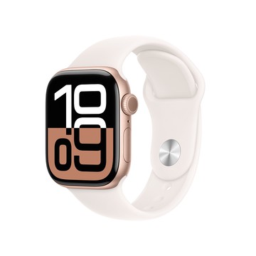 Apple Watch Series 10 GPS 46mm 玫瑰金鋁製錶殼