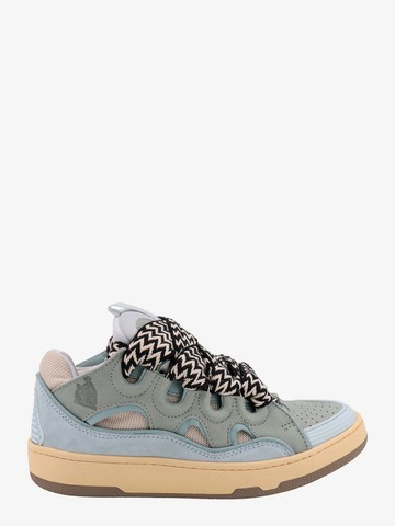 Iconic crub suede and leather sneakers - LANVIN PARIS - gender_Woman