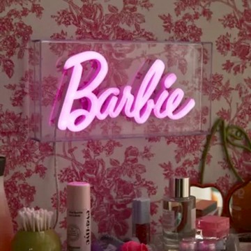 【Paladone UK】Barbie芭比 Iconic 芭比LOGO標誌小夜燈【墊腳石】