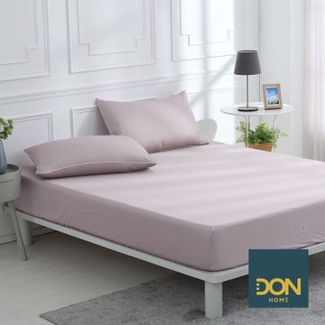 DON 單人加大300織長絨棉床包枕套組(時光漫旅)-荷香紫